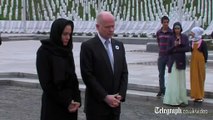 Angelina Jolie gets emotional on Bosnian visit