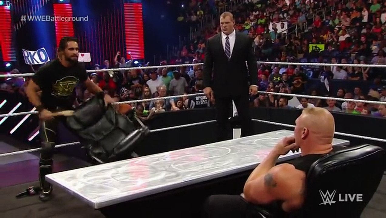 WWE World Heavyweight Championship Contract Signing for WWE Battleground- Raw, July 13, 2015