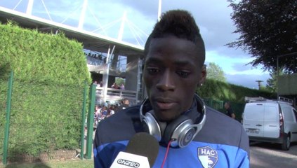 Après Caen - HAC, réaction de Harrison Manzala