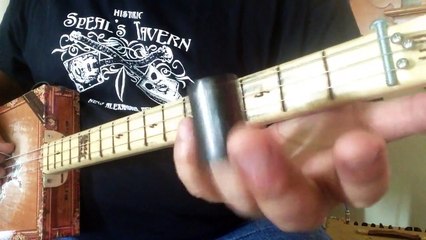 How to Play Cigar Box Guitar - Blues Turnaround Pt 1. The Classic Blues Lick