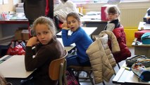 Cours de wallon à l'école primaire d'Emines