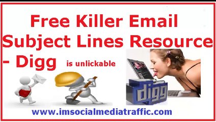 Free Killer Email Subject Lines Resource – Digg
