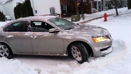 2012 NA Passat Stuck in Snow