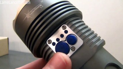 SolarStorm Torcia a led 5000 Lumens 7 Led XML T6 Infinite Output Completa