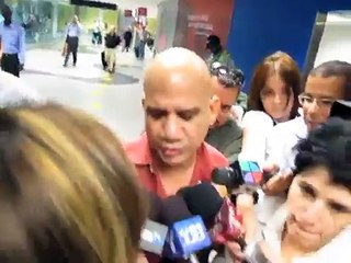 Llegada de Juan Juan Almeida a Miami