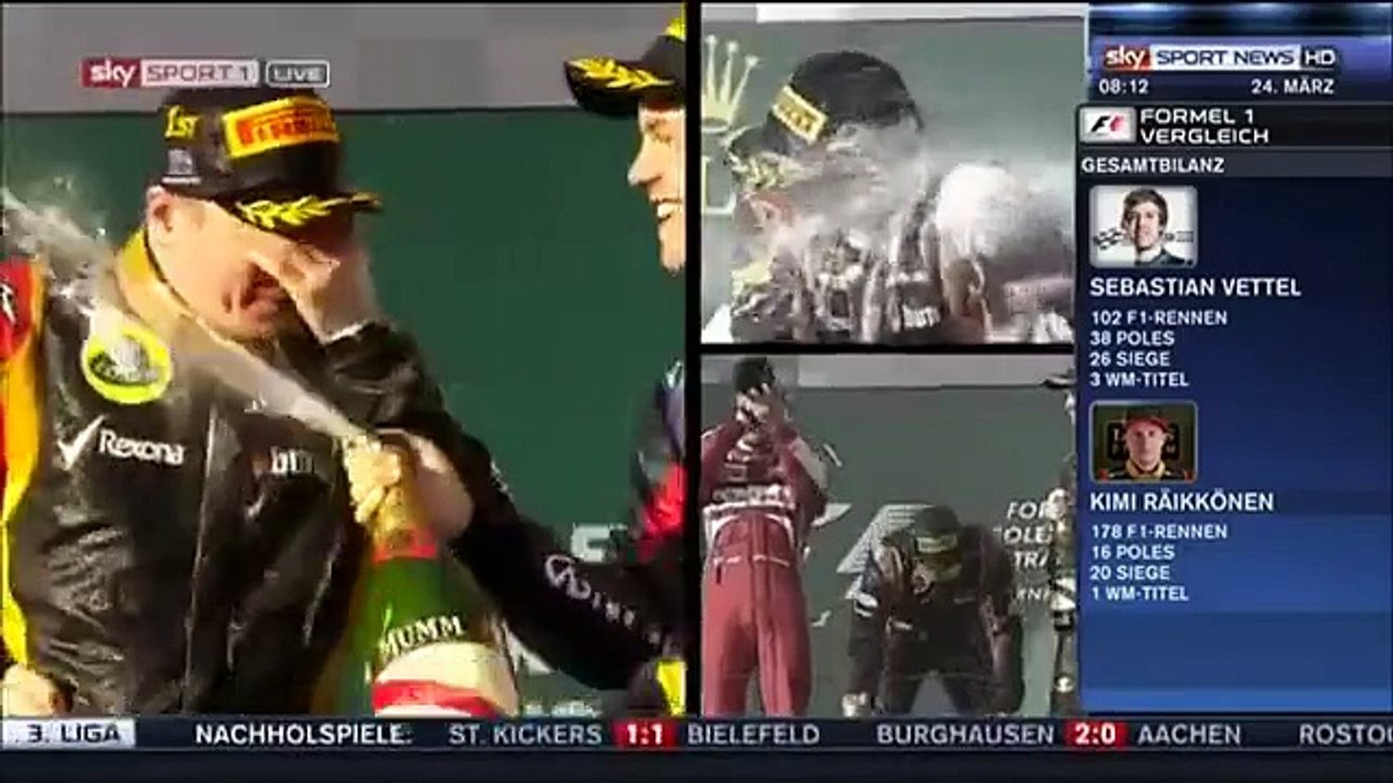 SkySport Malaysia 2013 - Kimi Räikkönen and Sebastian Vettel (German)