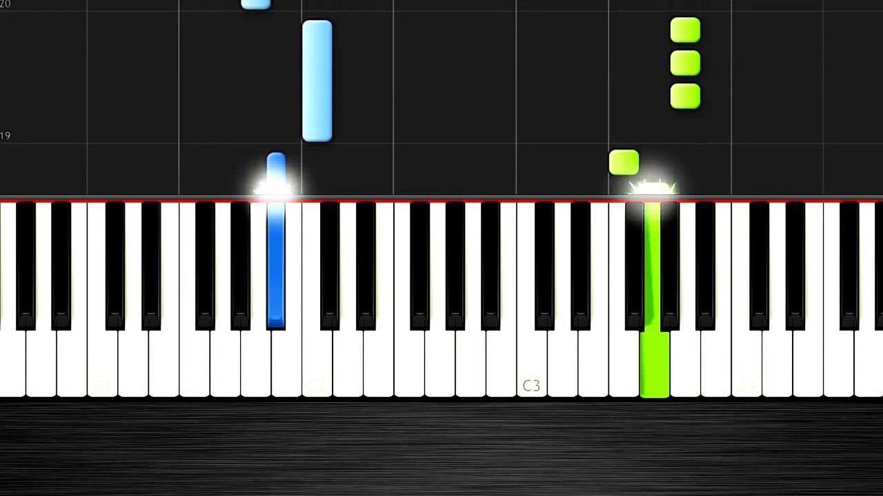 Gravity Falls Theme   EASY Piano Tutorial by PlutaX   Synthesia