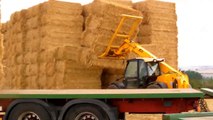 JCB loading straw