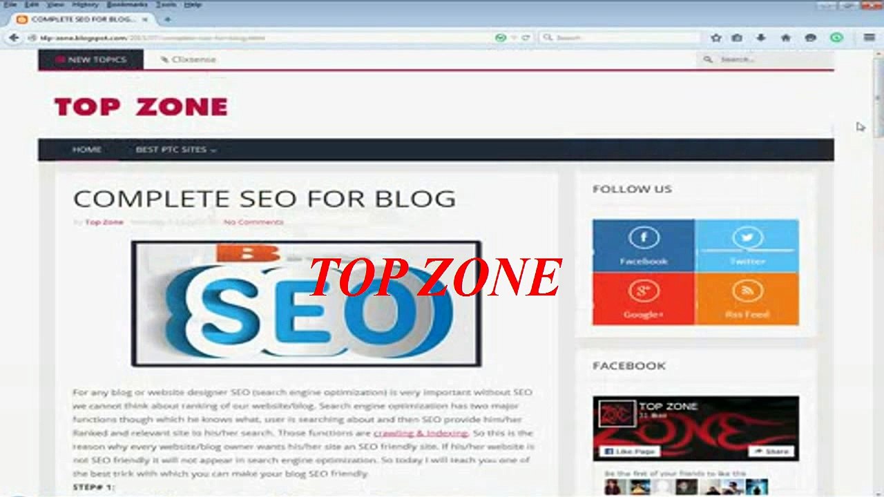 SEO (search Engine Optimization) for blog in hurdu and hindi