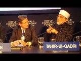 True leader of pakistan dr tahir ul qadri represents Muslim world at World Economic Forum
