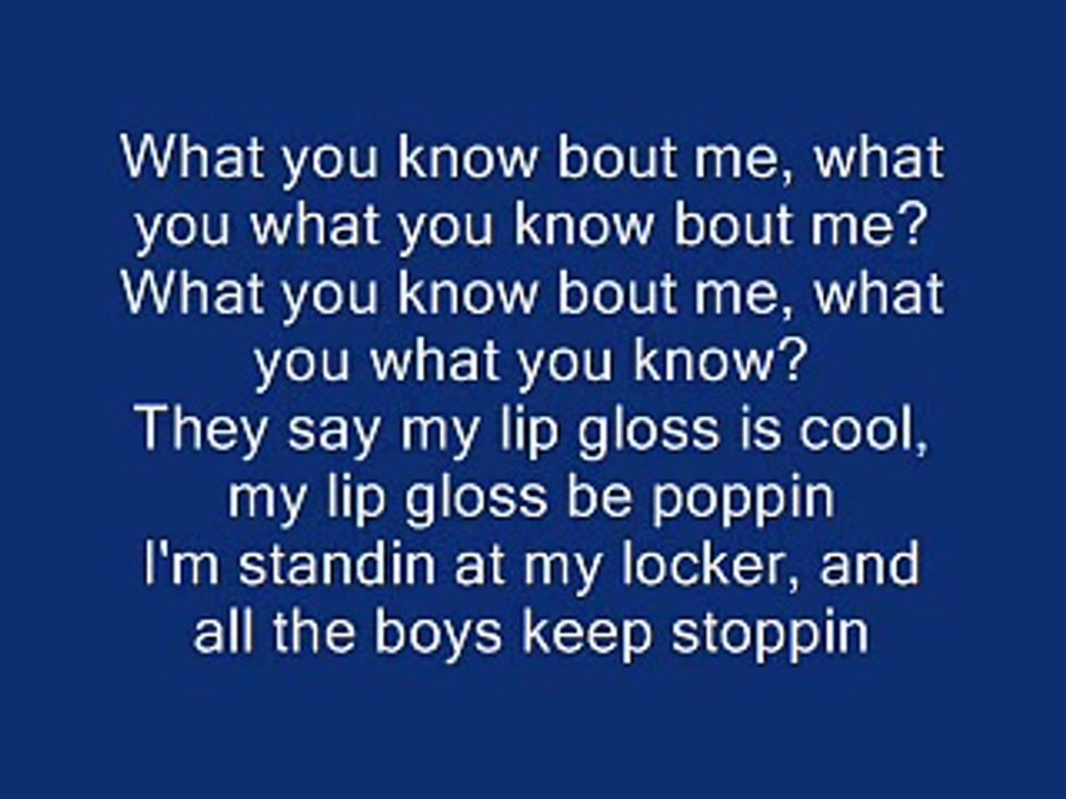 Lil Mama Lip Gloss With Lyrics Vidéo Dailymotion
