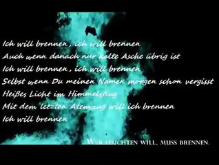 ASP ICH WILL BRENNEN