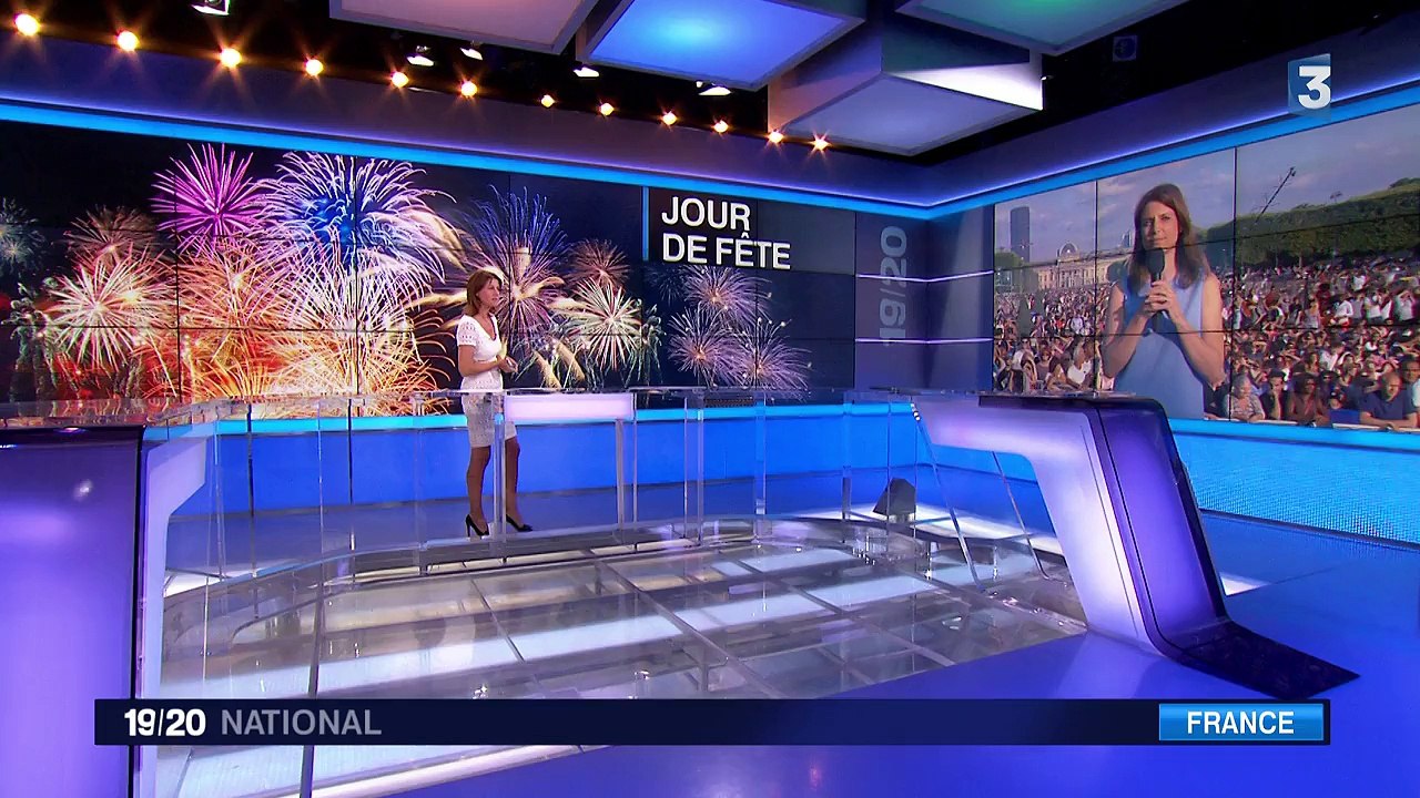 14-Juillet : un feu d'artifice aux couleurs olympiques