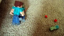 Megabot350 Steve vs Zombie (Minecraft minifigures animation) WARNING: Super funny. Please laugh