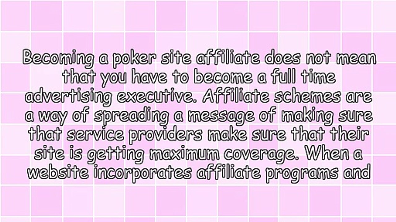 Poker Affiliate Program Success: Business Building Tips For Affiliates