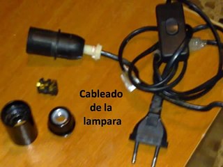 Como hacer una lampara casera de madera.avi