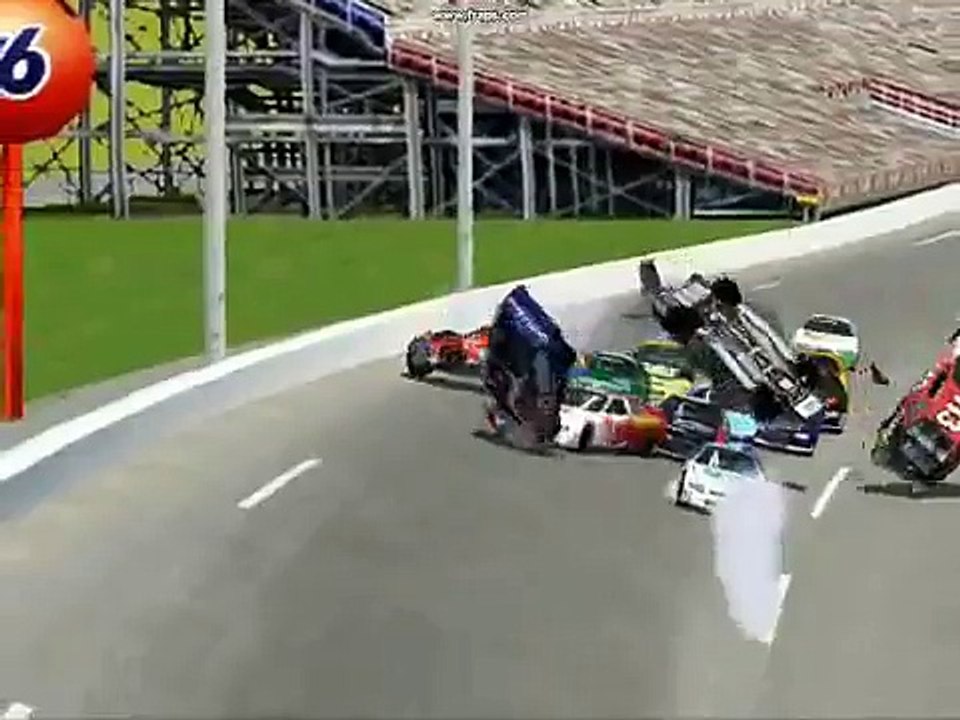 Nascar Racing 4 Crashes