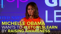 Michelle Obama Encourages Women's Education With #LetGirlsLearn