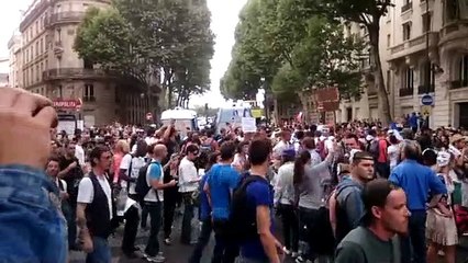 14 juillet 2015 Paris assemblée nationale manifestation
