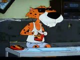 Chester Cheetah snorts a line of Cheetos