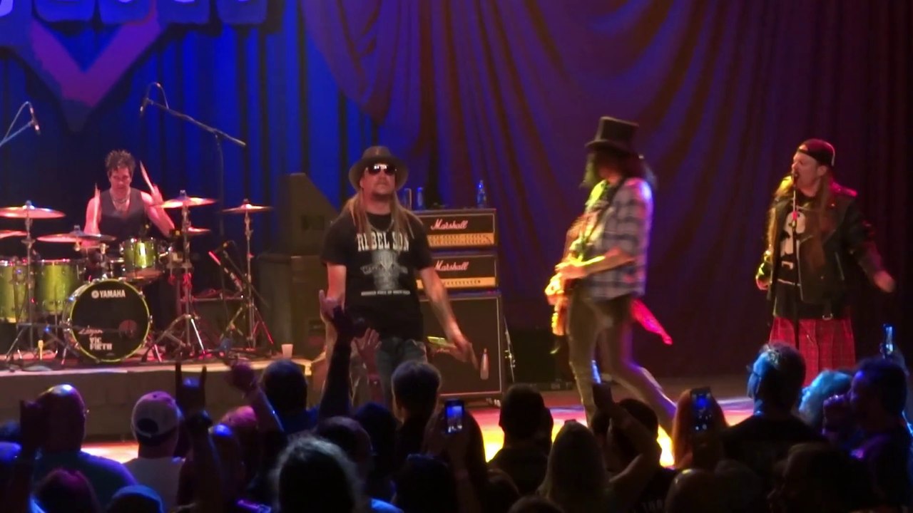 Appetite For Destruction & KID ROCK "PARADISE CITY" (Guns n Roses Tribute) - Live @ ThrottleFest 2015 House of Blues
