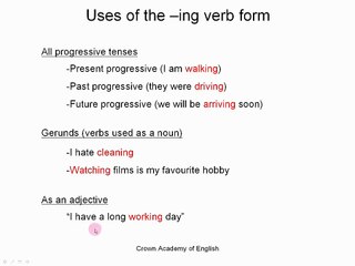 -ing verbs | English Attack