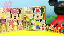 Mickey Mouse Button Match Set Toy Review with The Mickey Mouse Clubhouse Play Set by ToysReviewToys