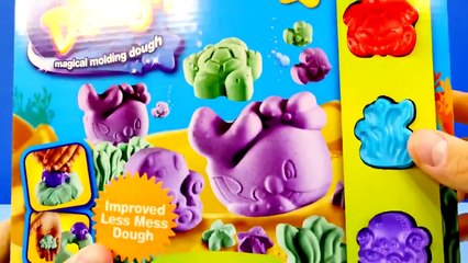 Moon Dough Mermaid Ariel Ocean Pals Play Doh Sea Animal Toys Plastilina Princesa Juguetes