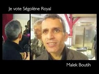 Malek Boutih : Je vote Ségolène Royal