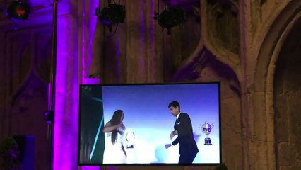 Serena Williams et Novak Djokovic dansent sur Night Fever