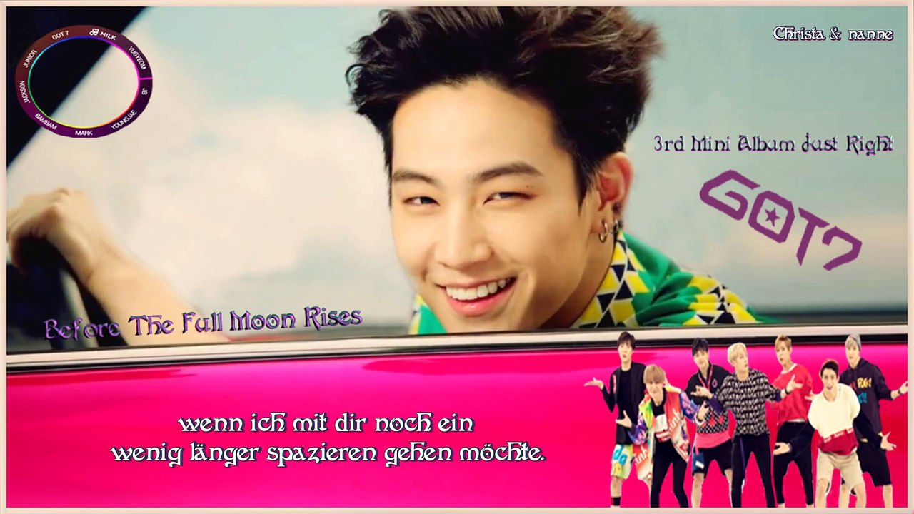 GOT 7  - Before The Full Moon Rises k-pop [german Sub] 3rd Mini Album Just Right