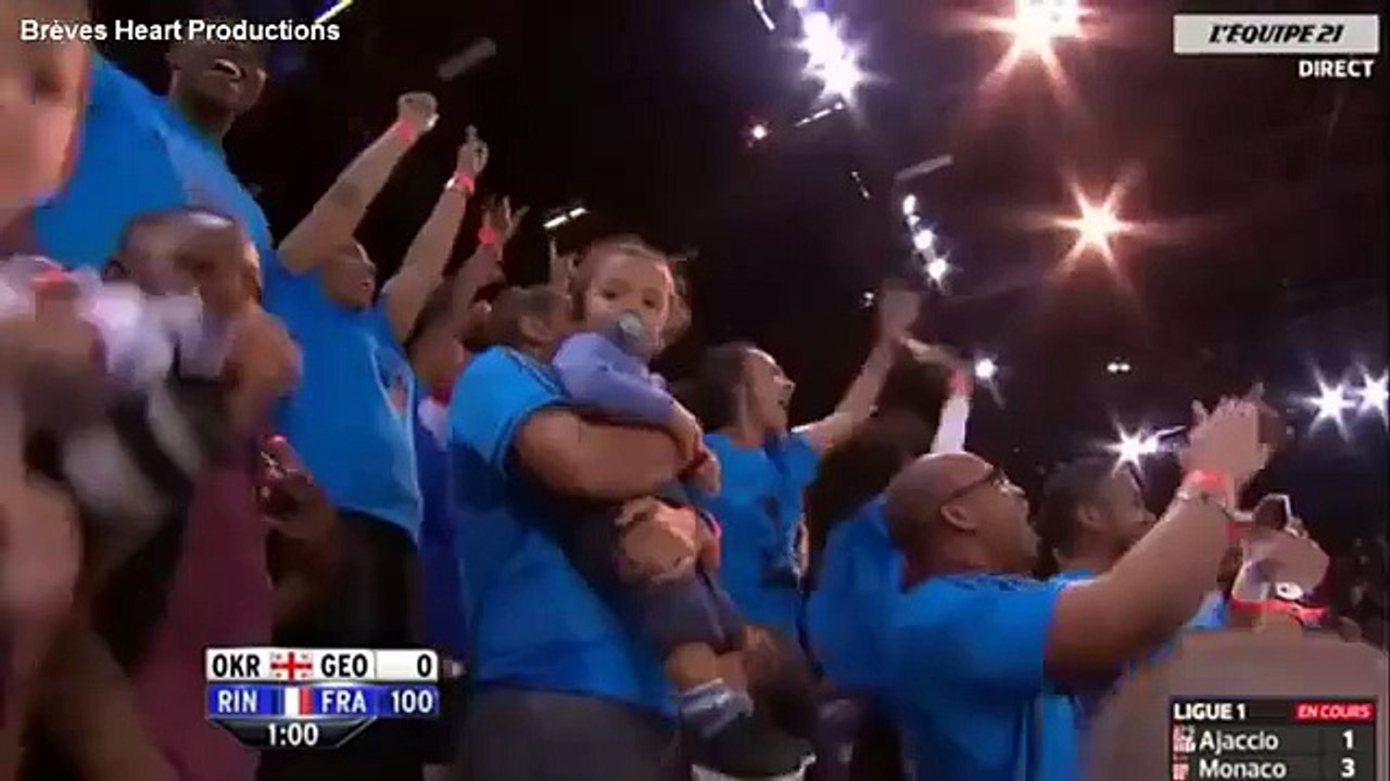 Ippon de Teddy Riner - Finale Championnats d'Europe de judo 2014