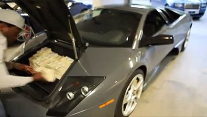 Le rappeur 50 Cent rentre 2 Millions de dollars dans sa Lamborghini