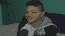Mãe luta para conseguir transplante de pulmão para o filho