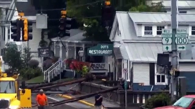 Hurricane Irene Floods Wilmington, Vermont