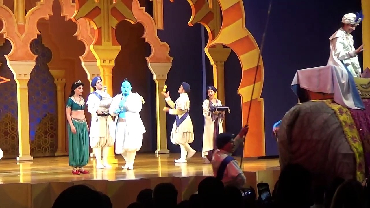 Genie's Jokes June 2015 from Aladdin: A Musical Spectacular at Disneyland (60fps)
