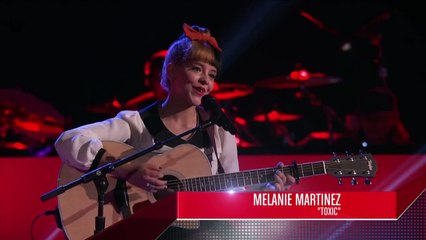 Melanie Martinez's Audition   Toxic    The Voice