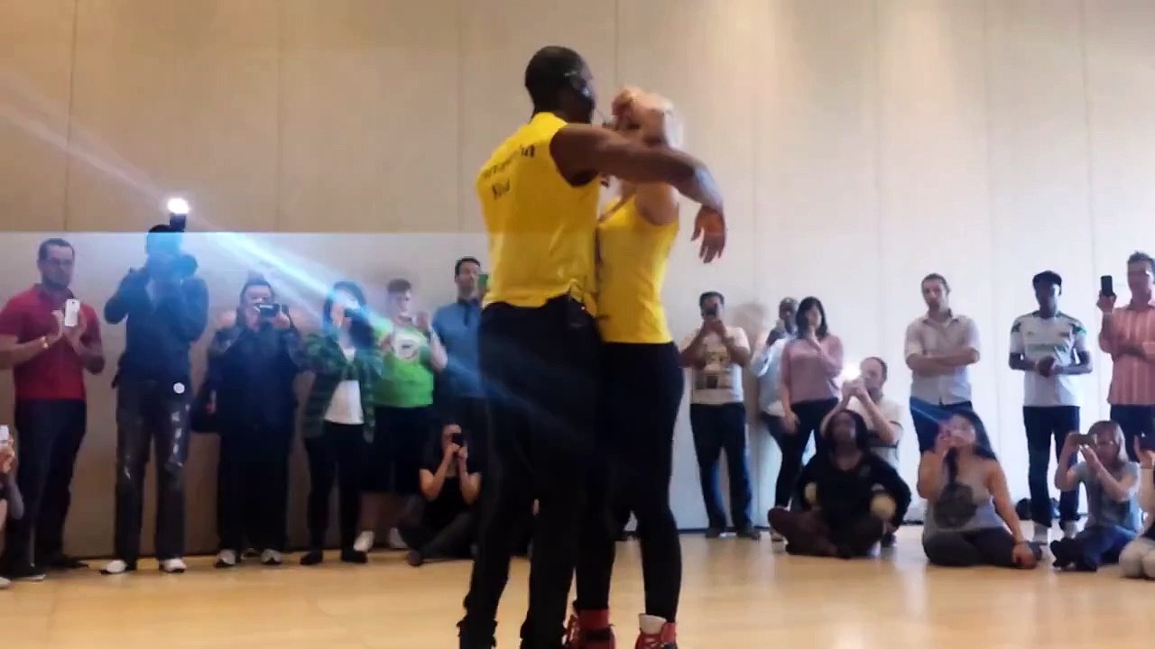 Marc Brewer Kizomba Demo with Sara Lopez at Vancity SBK 2015