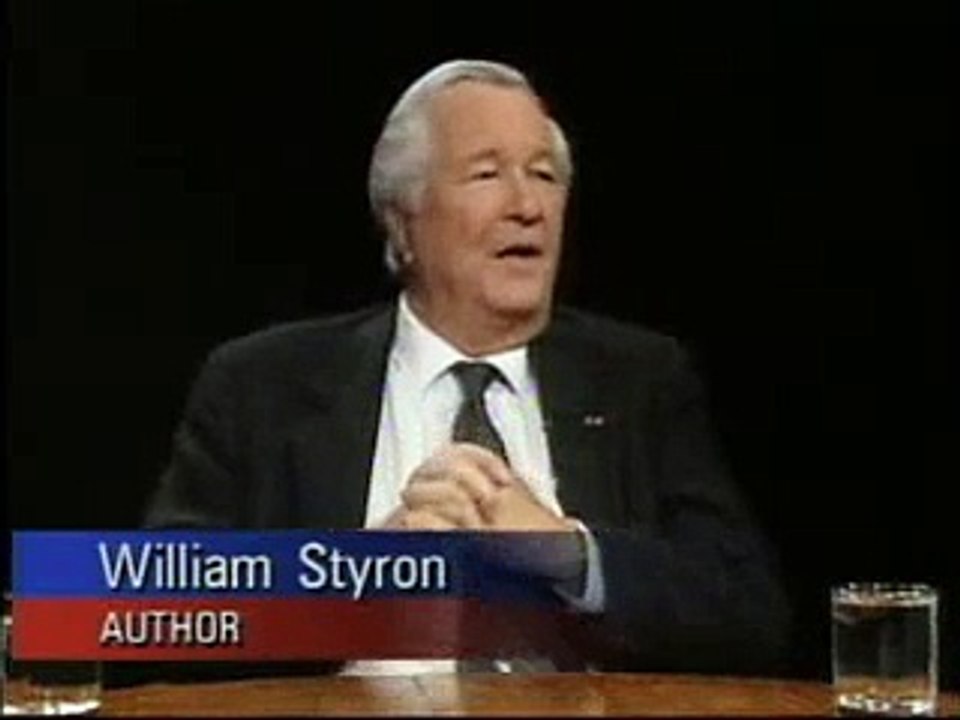 William Styron talks about emotional depression