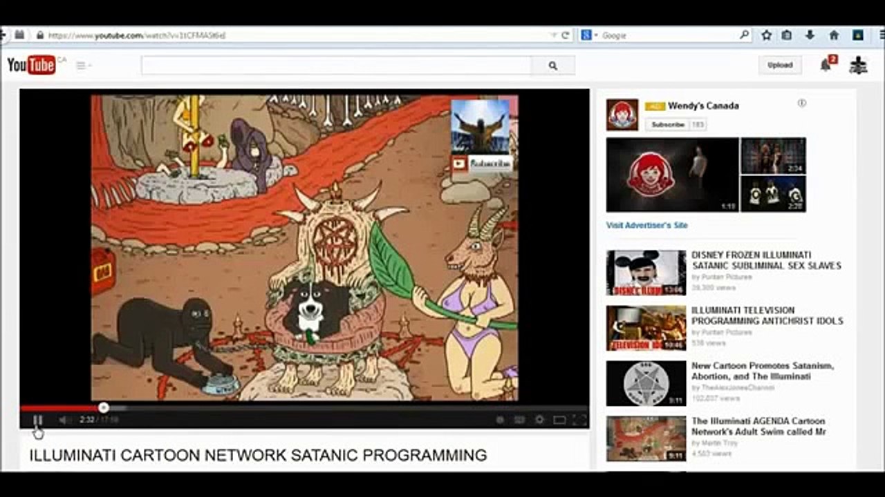 Satanic Illuminati Cartoon Network 4 Children EXPOSED !!! Be Vigilant -  video Dailymotion