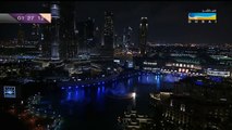 Dubai New Year's Eve 2013 Burj Khalifa Fountain HD 1080p 3D - One Hour Before Fireworks