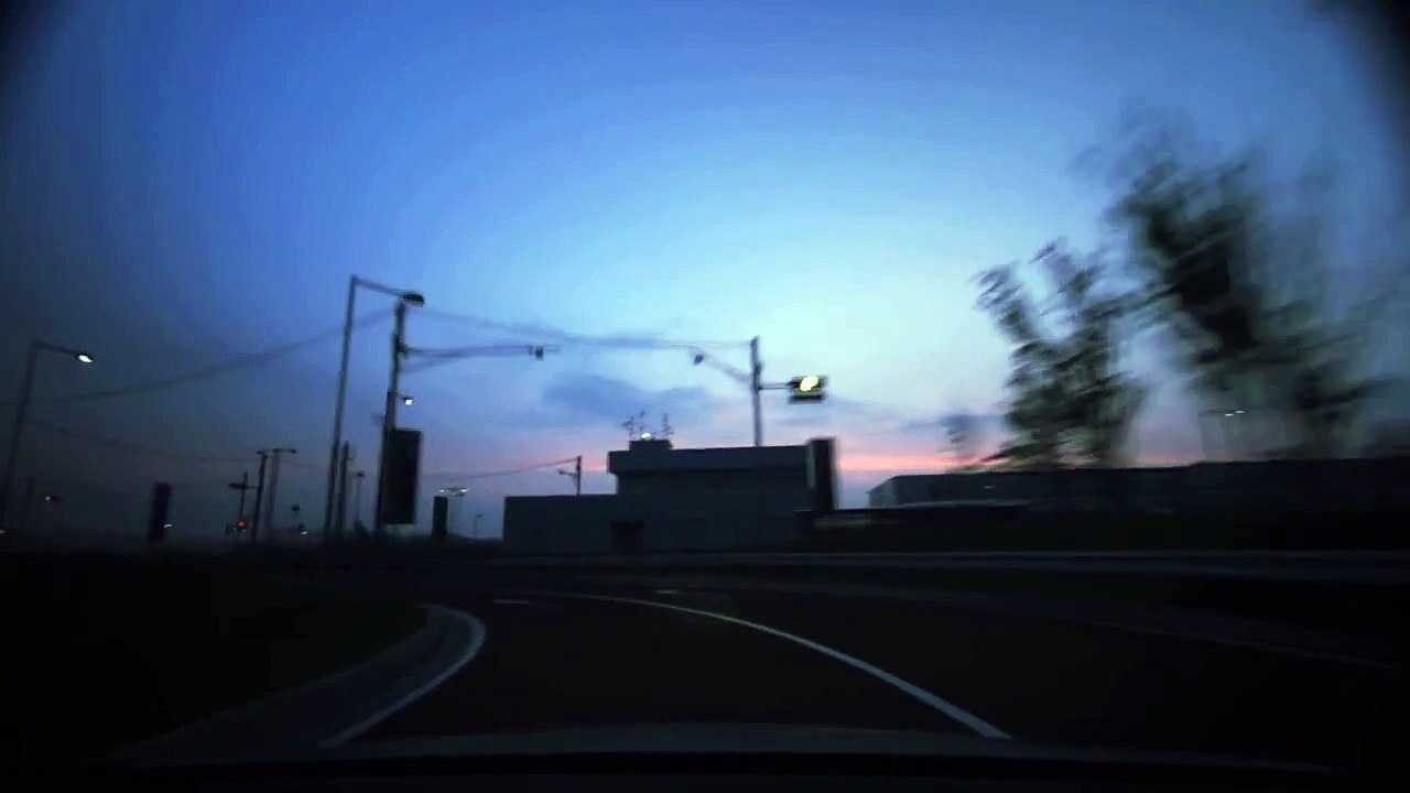 (HD) Morning drive in Tokyo 12 -早朝の羽田空港周辺ドライブ (SKETCH ver.)-