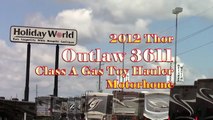 Preowned 2012 Thor Outlaw 3611 Class A Gas Toy Hauler Motorhome RV -Holiday World of Houston in Katy