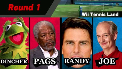 Wii Sports Club Tennis Funny Moments Montage!