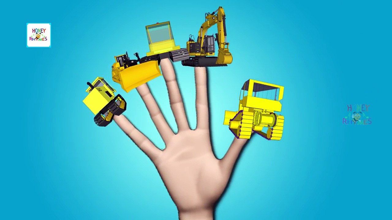 JCB Monster Trucks For Children - Jcb Finger Family  - 3D Jcb Finger FamilyKids Nursery Rhymes