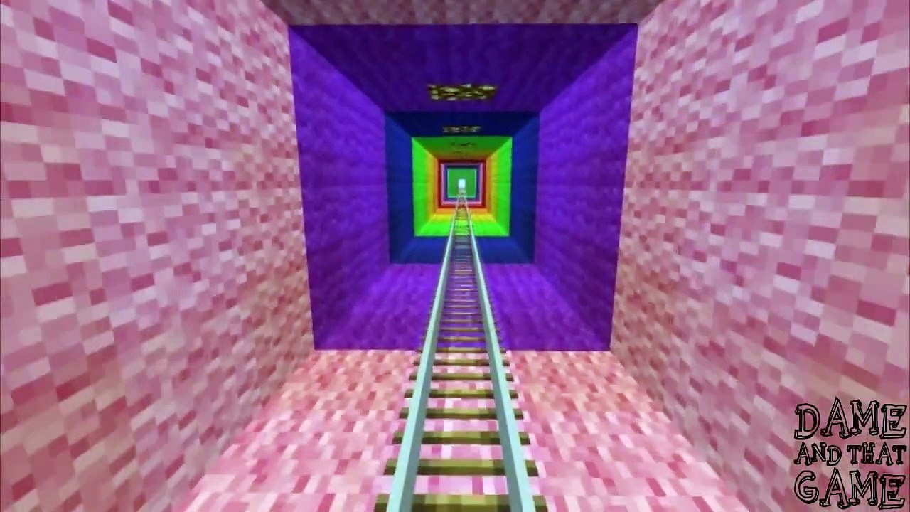 Crazy Epic Minecraft Roller Coaster - Best Ever [ Amazing Dub Step ]