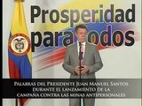 Presidente Juan Manuel Santos invita a los colombianos a 'remangarse' este 4 de abril