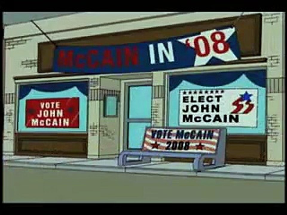 Homer Simpson tries to vote for Obama