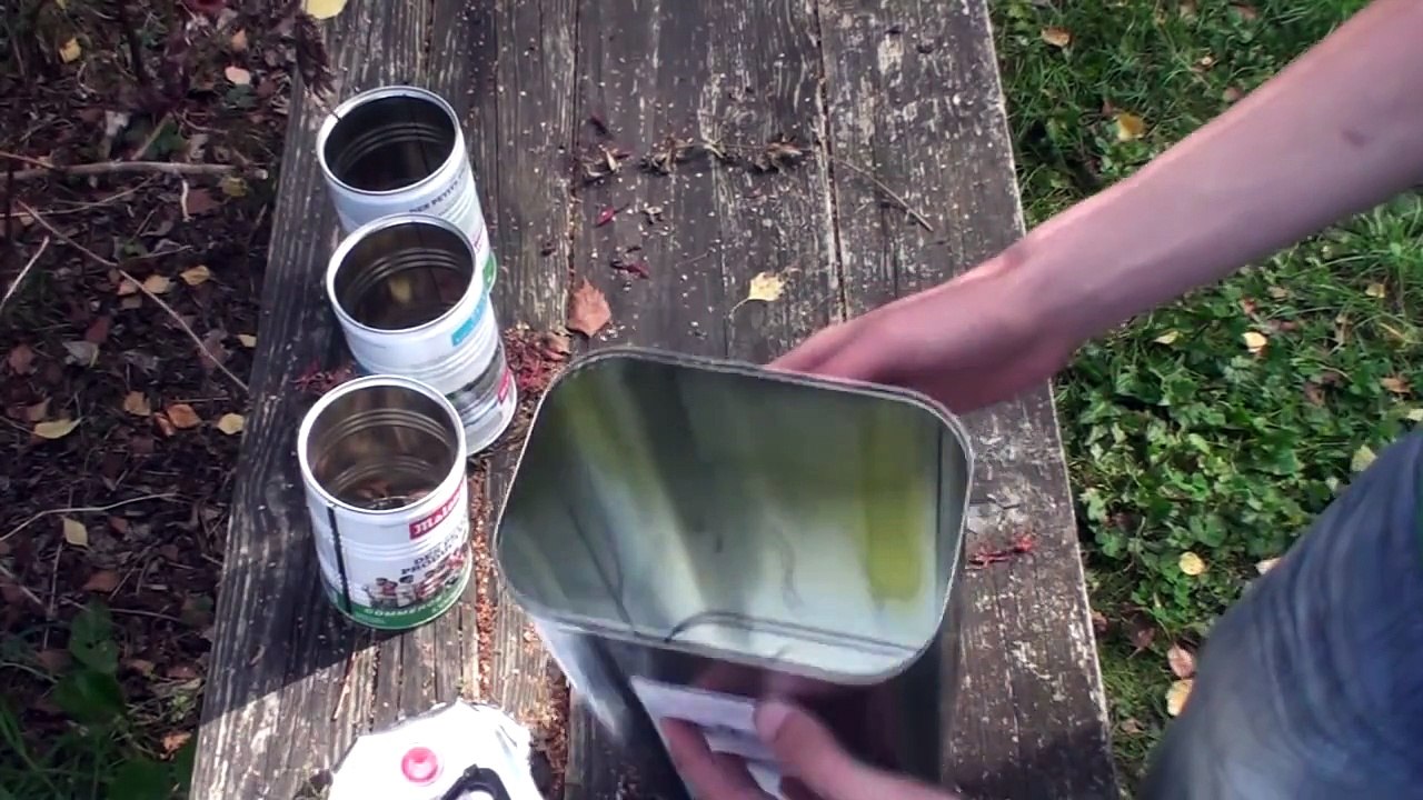 Fabrication d'un poele a bois "rocket stove"