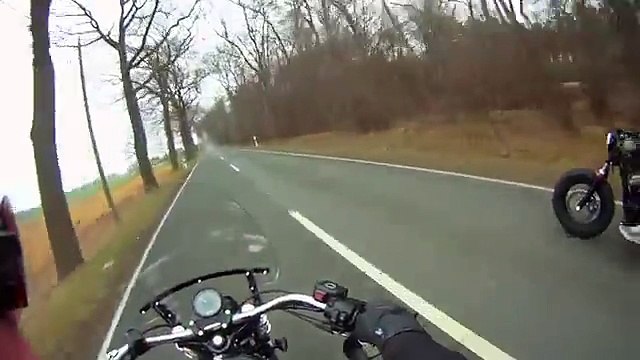 Harley Davidson Sportster 48 ( forty eight ) Bobber Penzl Umbau - loud sound